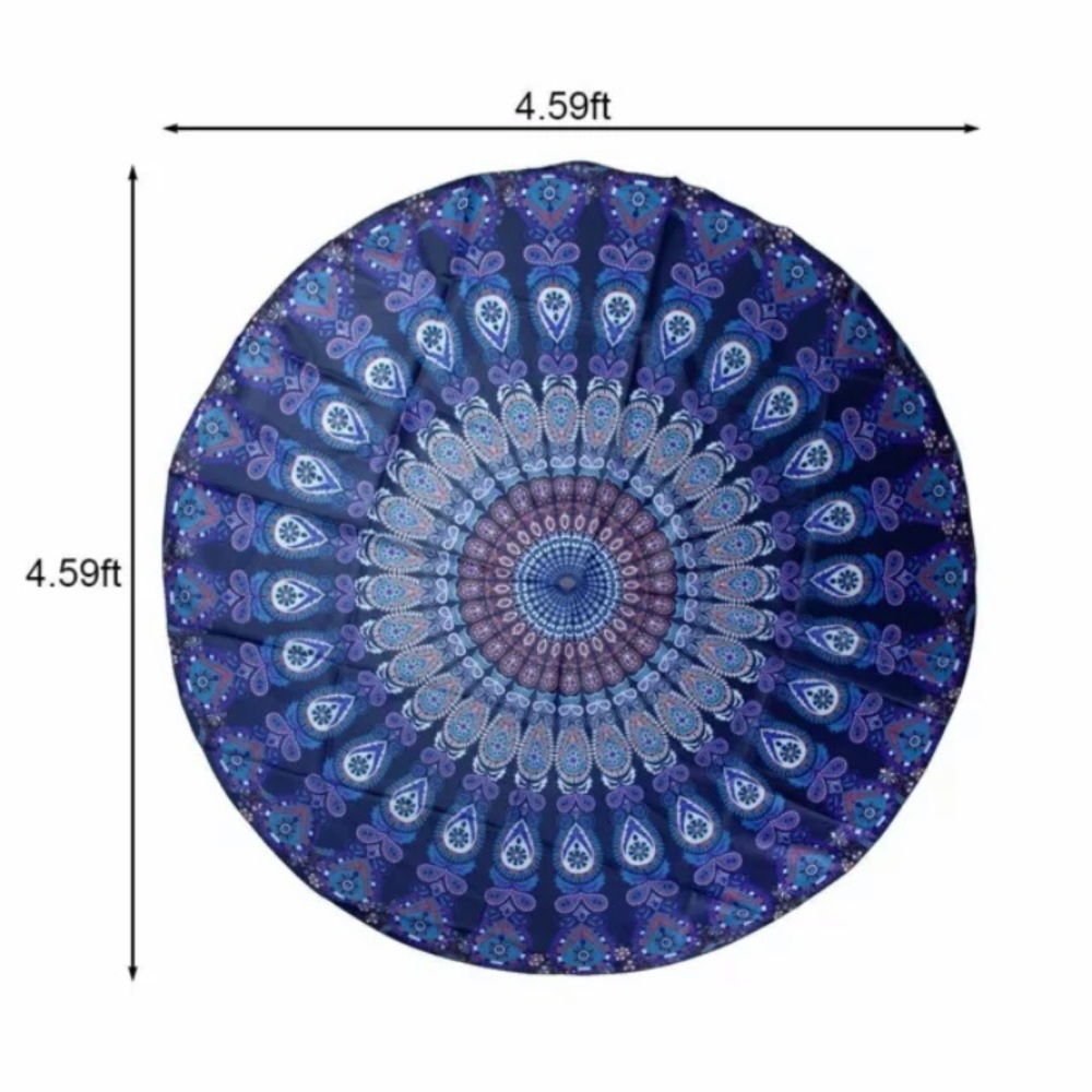 Restocking 📦 5☆ Rated! Large Boho Beach Wrap / Mandala Tapestry - Picture 3 of 3